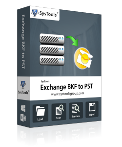 Extract Exchange BKF to PST